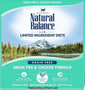 Natural Balance L.I.D. Limited Ingredient Diets Dry Cat Food, Grain Free