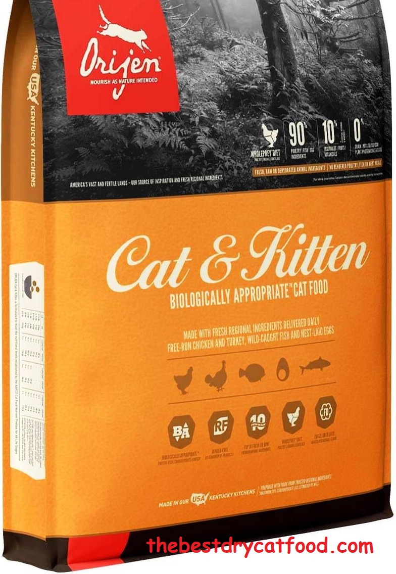 ORIJEN High-Protein, Grain-Free, Premium Quality Meat, Dry Cat Food1
