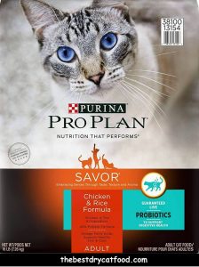 Purina Pro Plan SAVOR Adult Dry Cat Food With Probiotics