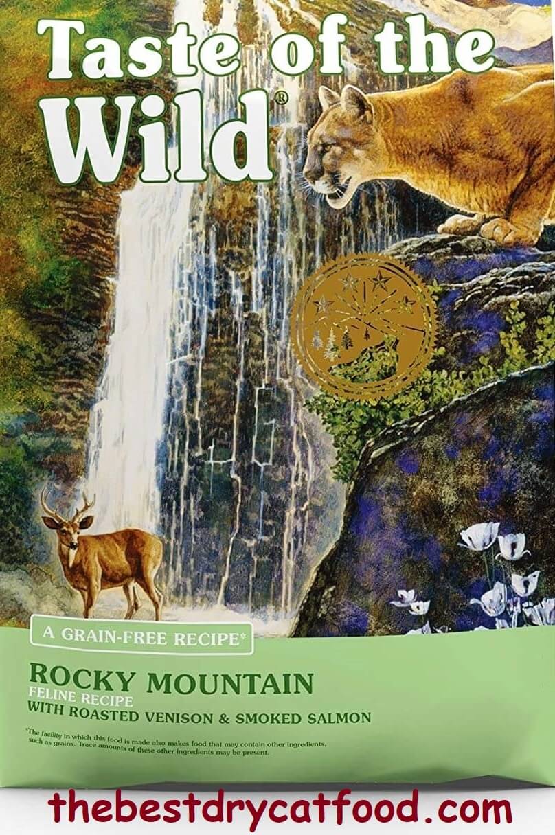 Taste of the Wild Grain Free High Protein Real Meat Recipe Rocky Mountain Premium Dry Cat Food