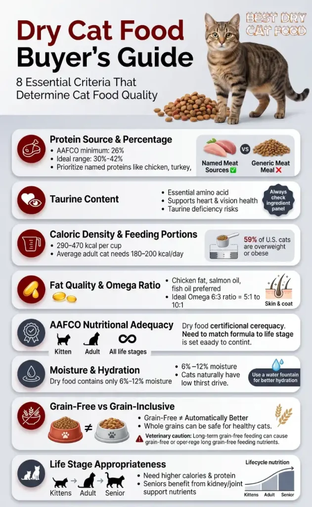 Dry Cat Food Buyer's Guide 8 Criteria That Determine Quality